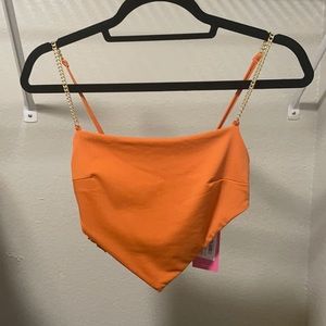 Orange Tank Top
